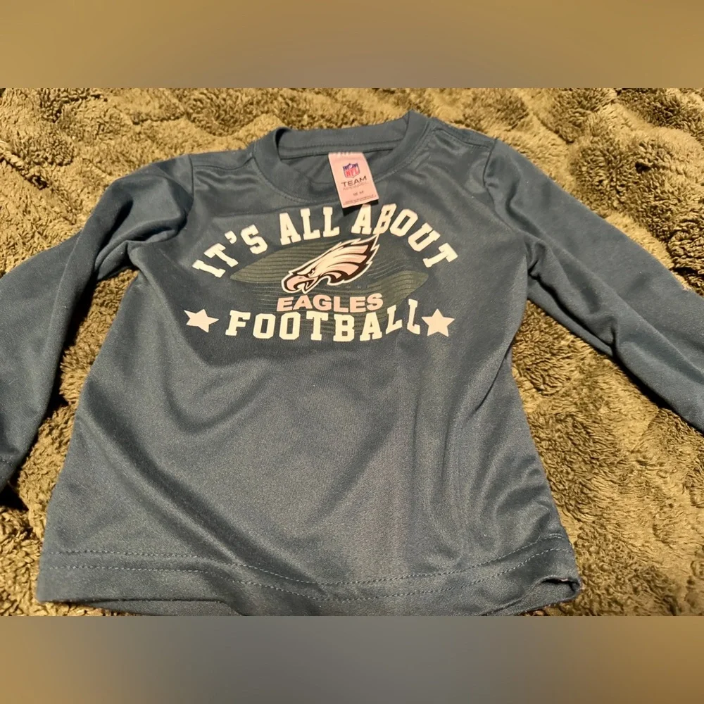 Philadelphia Eagles long sleeve baby top 12M